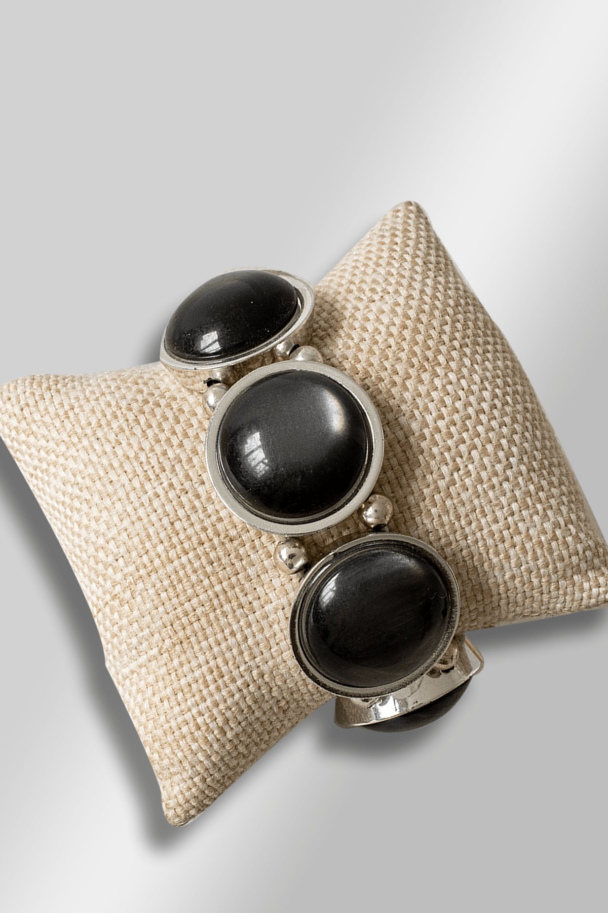 Sertifikalı Rolex Model Gold Obsidyen Taşı Bileklik