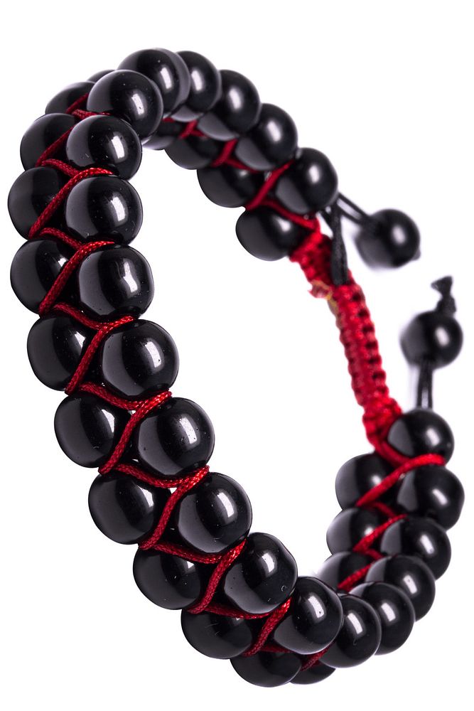 Sertifikalı Makrome Parlak Doğal Oniks Taşı Bileklik