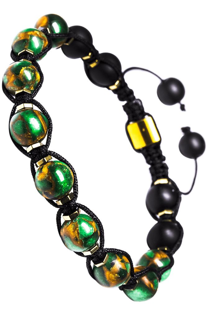 Sertifikalı Makrome Yeşil Opal Taşı Bileklik