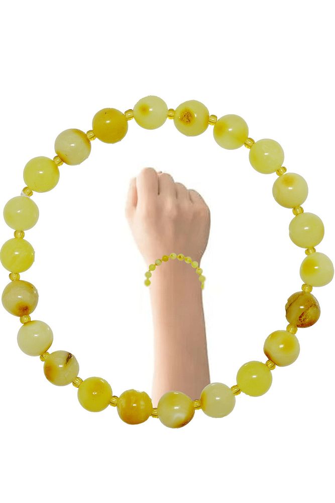 Sertifikalı Ukrayna Doğal Damla Kehribar Bileklik