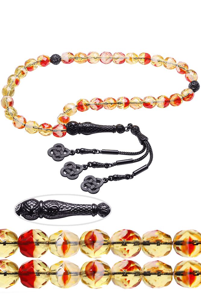 Sertifikalı Kırmızı Doğal Kuvars Tesbih