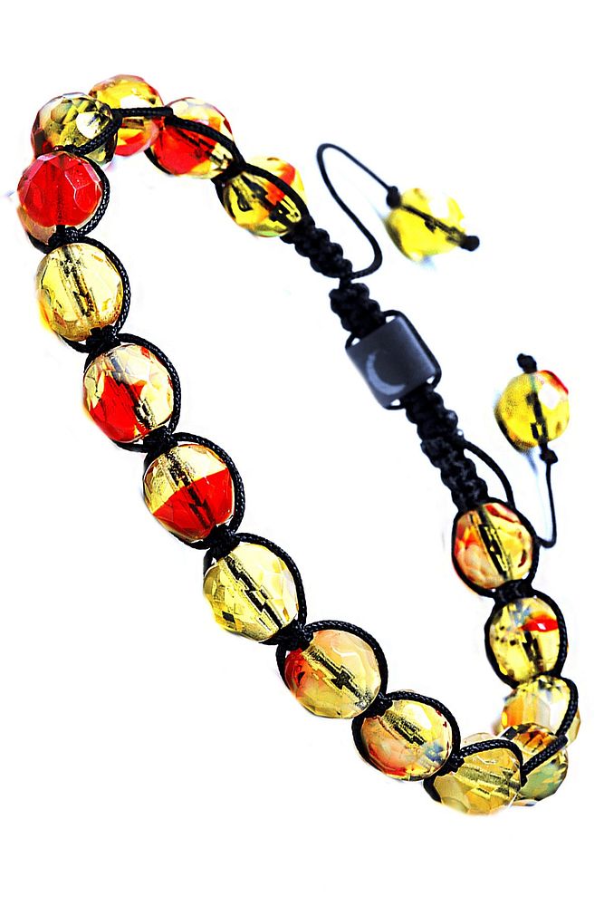 Sertifikalı Makrome Beyaz Doğal Kuvars Taşı Bileklik