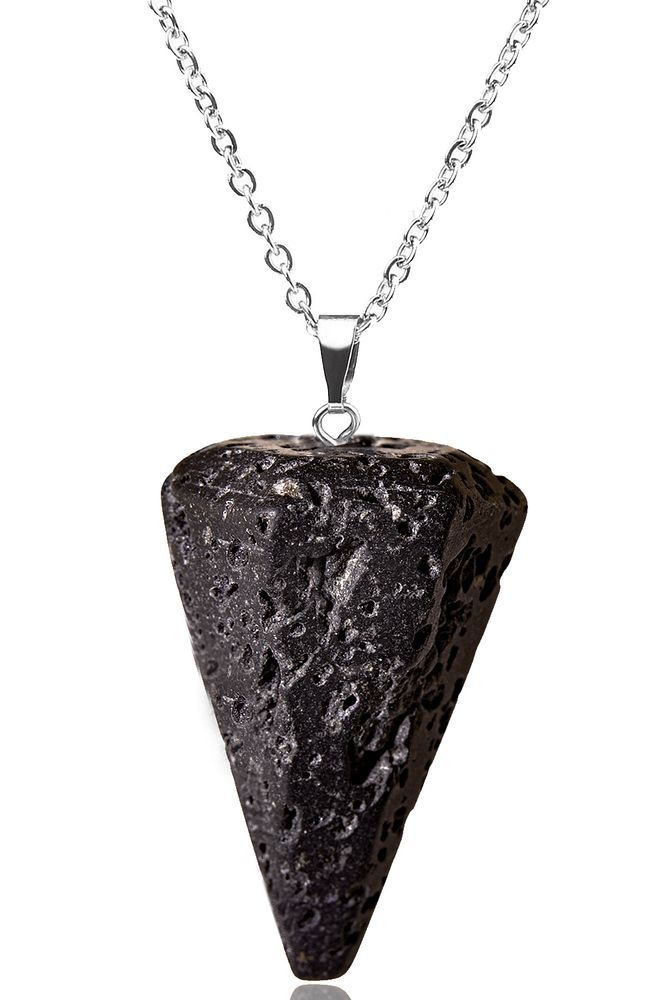 Sertifikalı Pandül Model Lav Taşı Kolye