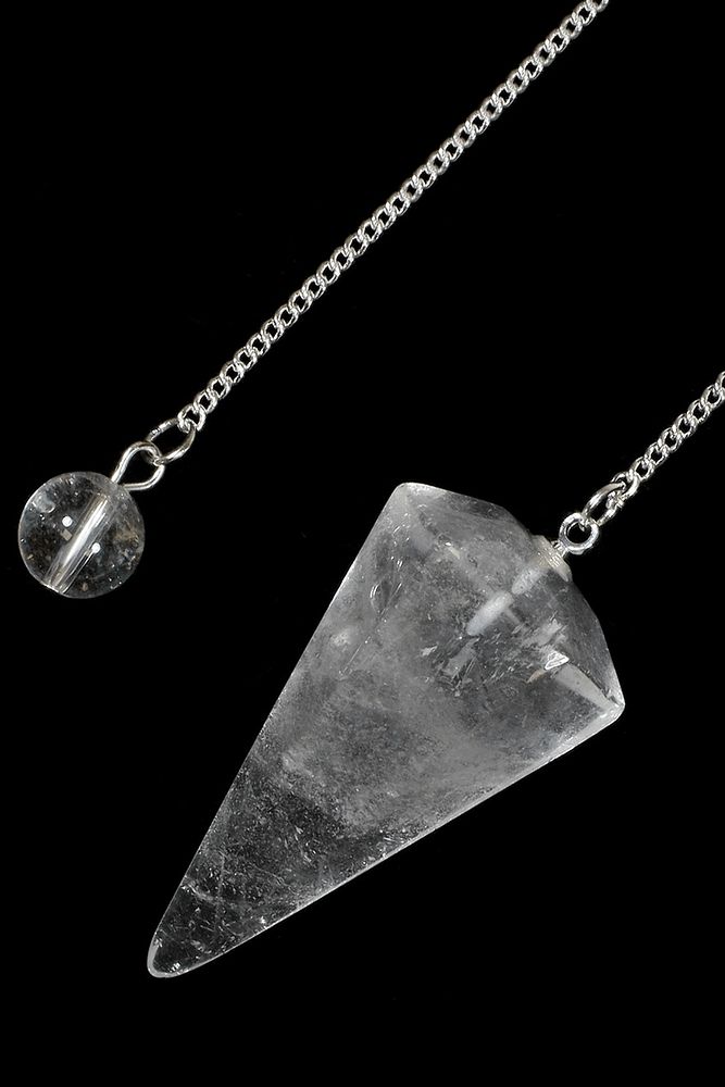 Sertifikalı Aaa+ Kalite Kristal Kuvars Taşı Pandül Sarkaç - 4cm