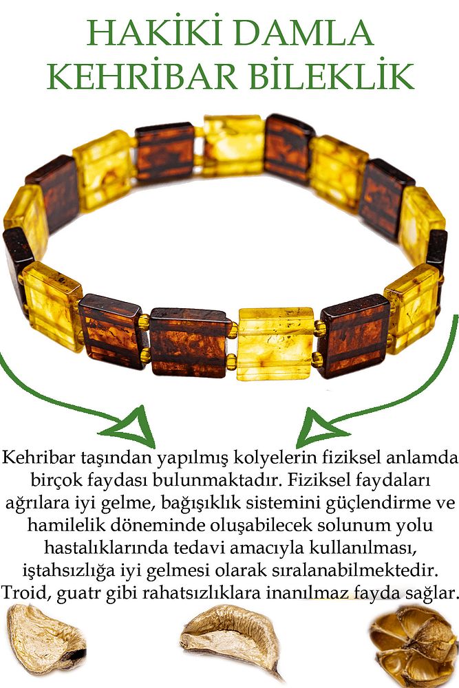 Üretici Sertifikalı Vişne - Şeffaf Doğal Damla Kehribar Rolex Bileklik