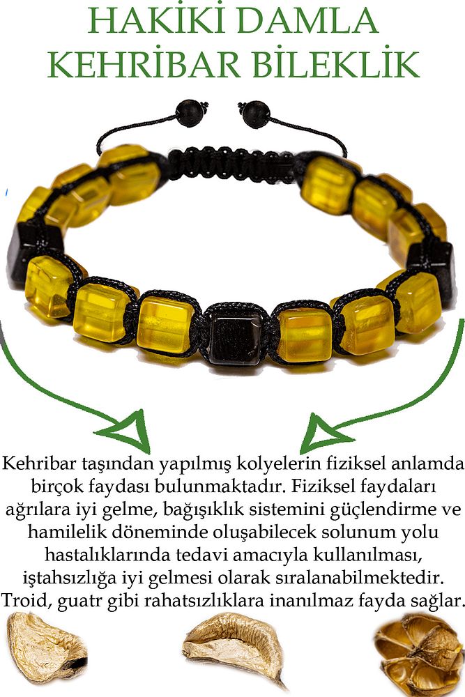 Üretici Sertifikalı Küp Kesim Şeffaf Bordo Doğal Damla Kehribar Bileklik