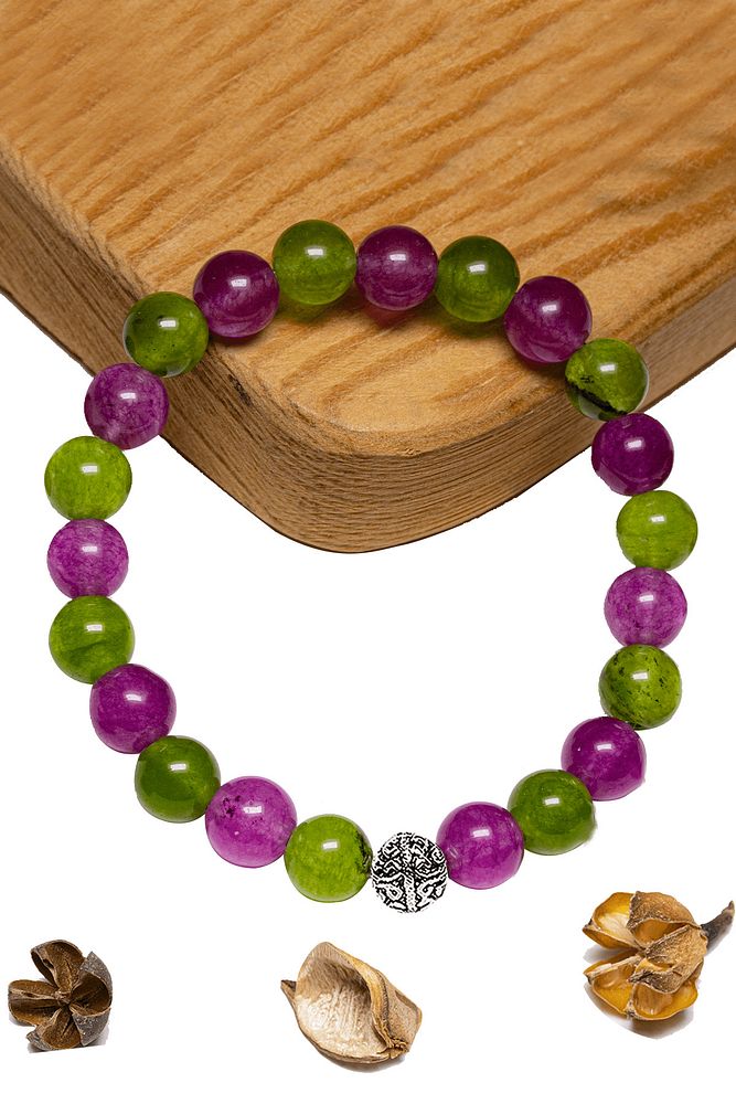 Sertifikalı Aaa+ Kalite Yeşim Yakut Taşı Bileklik - Gümüş Aparatlı