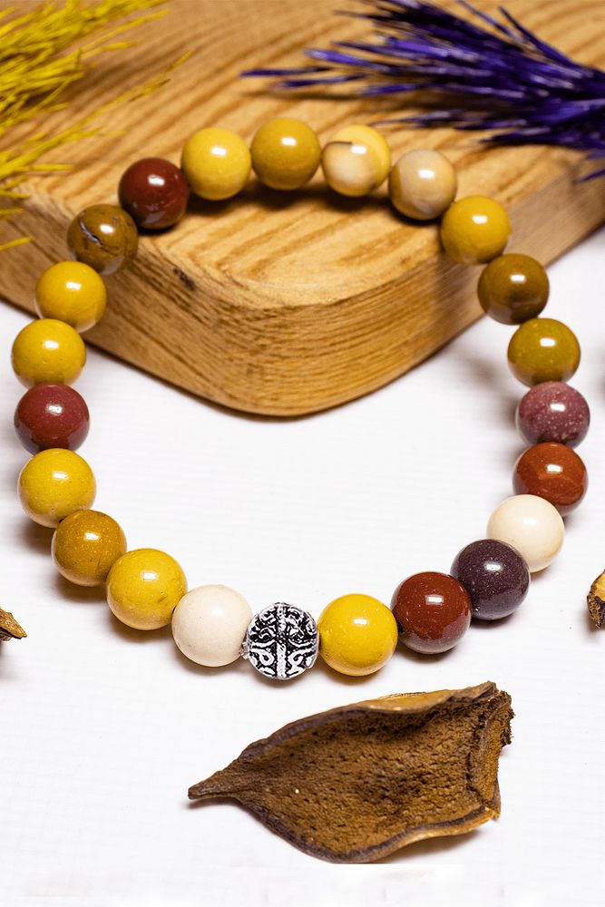 Sertifikalı Aaa+ Kalite Monkey Jasper Taşı Bileklik - Gümüş Aparatlı