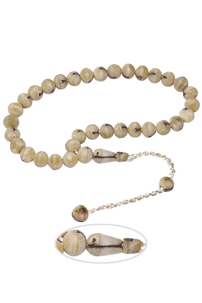 Sistemli Küre Kesim Acve Hurma Çekirdeği Tesbih