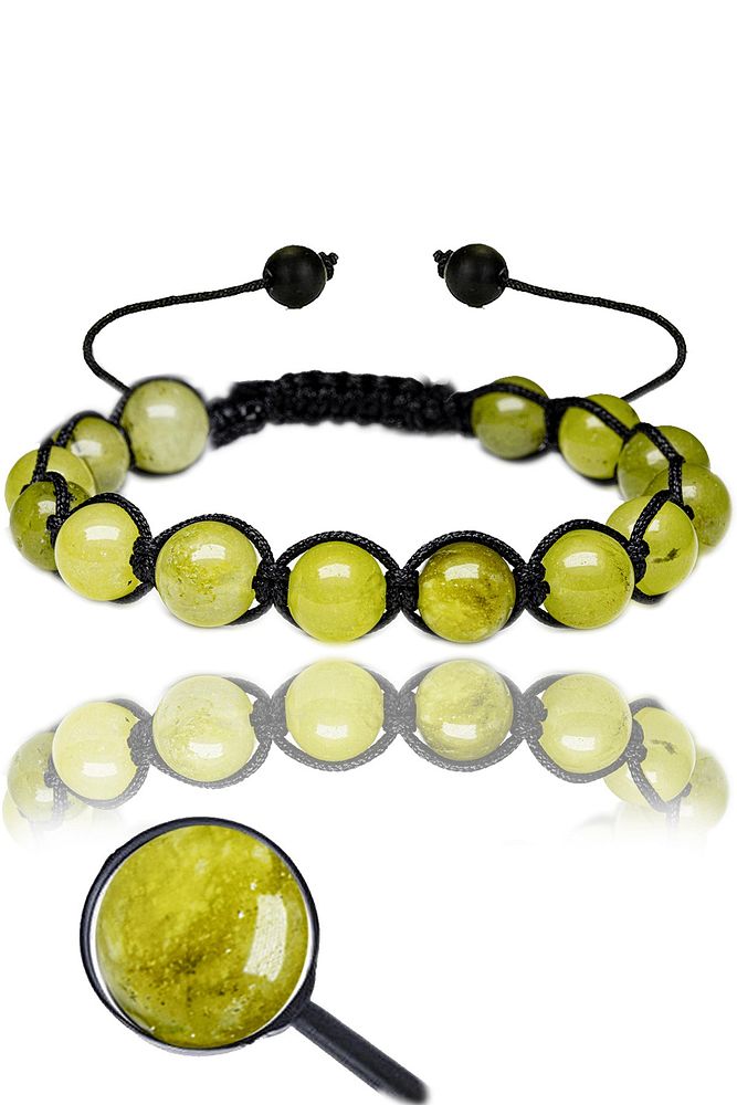 Sertifikalı Hakiki Doğal Yeşim Taşı Bileklik - 1.kalite