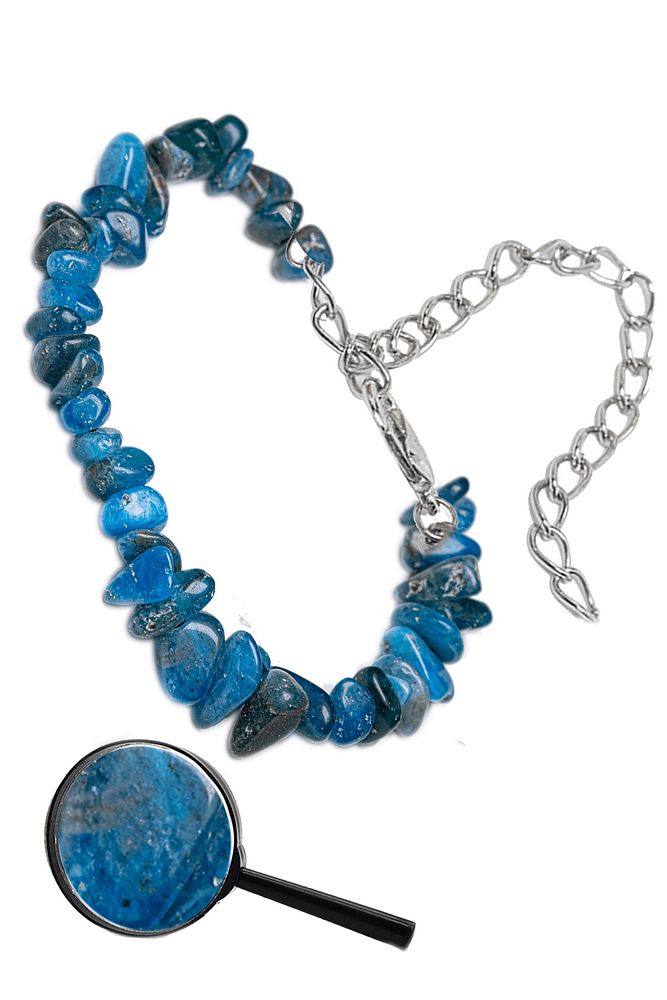 Sertifikalı Apatit Taşı Kırık Doğal Taşlı Bileklik 1.kalite (MACARİSTAN)