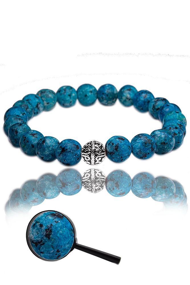 Sertifikalı Ham Işlenmemiş Apatit Taşı Bileklik