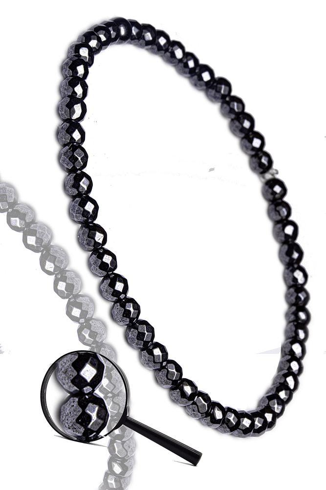 Sertifikalı Orijinal Terahertz Taşı Bileklik Çok Ince