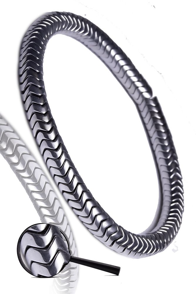 Sertifikalı Aaa+ Parlak Silver Hematit Taşı Bileklik - Kararmaz