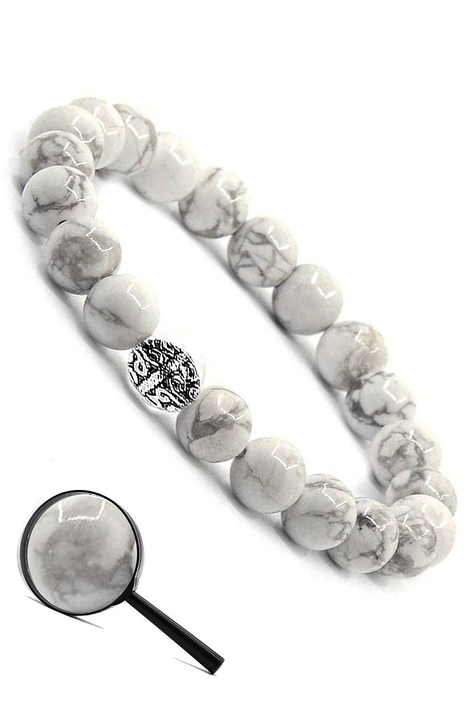 Sertifikalı Aaa+ Gerçek Havlit Taşı Bileklik (gümüş Aparatlı)