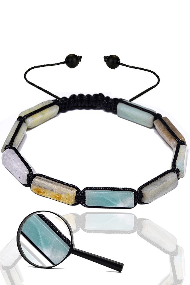 Sertifikalı Amazonit Taşı Doğal Taş Bileklik