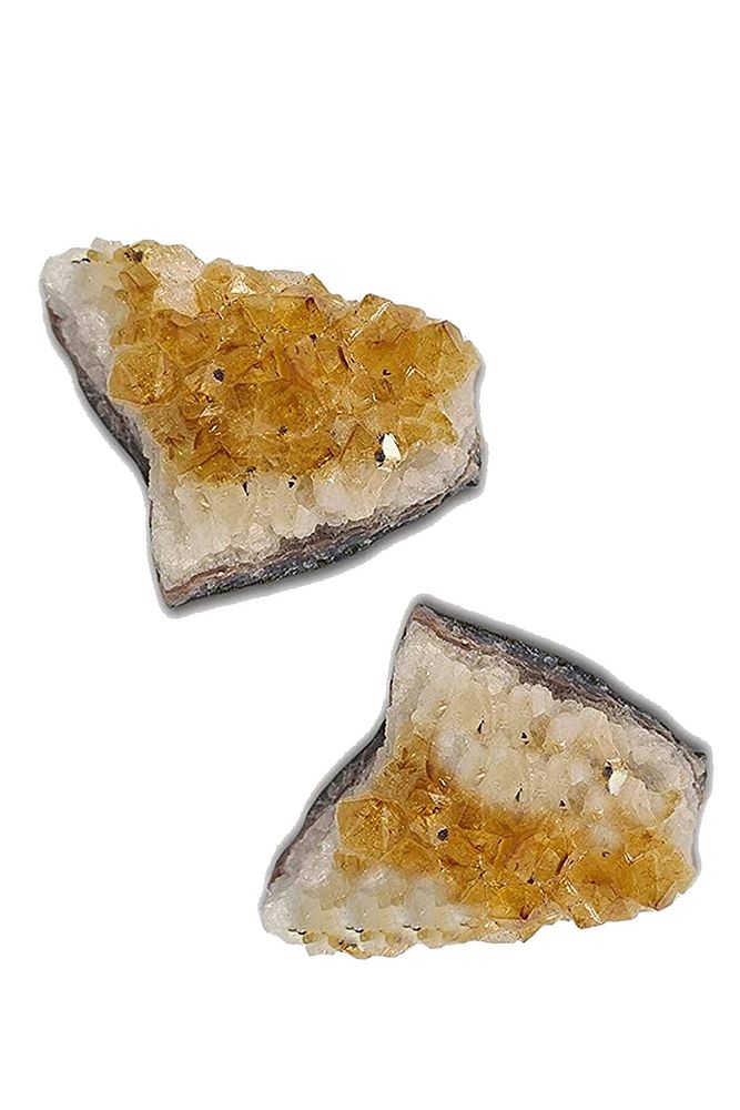 Sertifikalı Ham Işlenmemiş Sitrin Taşı Parça Doğal Taş Kütle