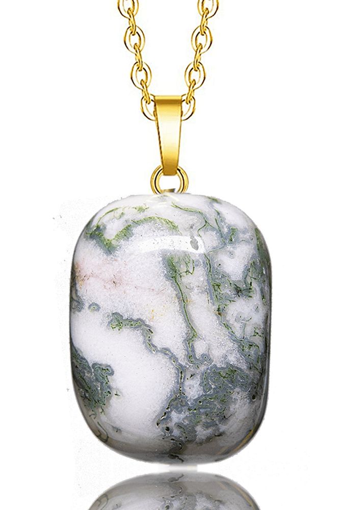 Sertifikalı Ham Doğal Hint Akik Taşı Kolye (hindistan)