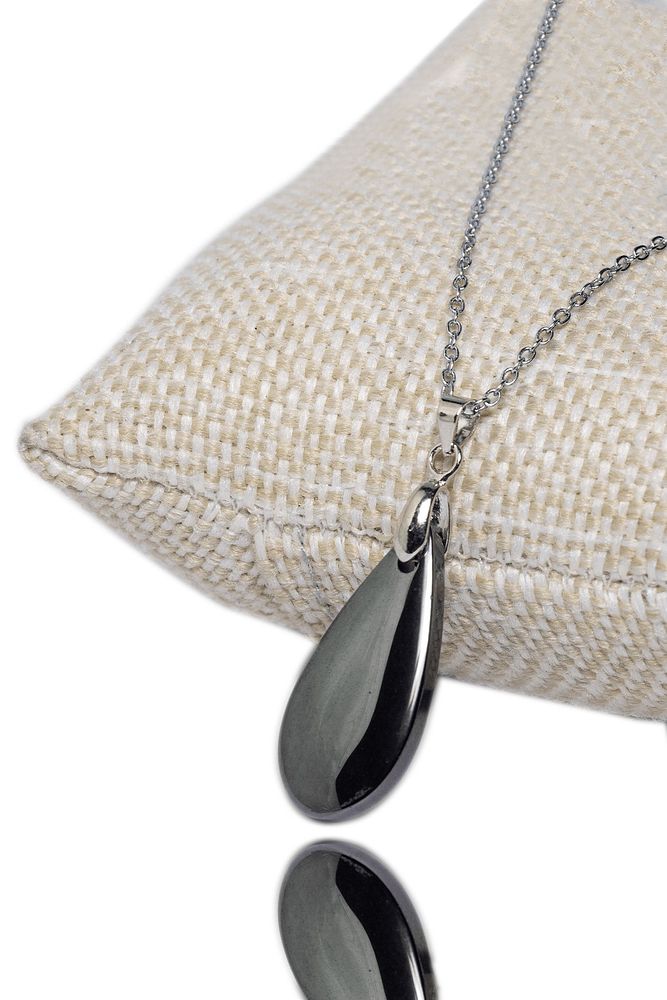 Sertifikalı Doğal Hematit Taşı Kolye