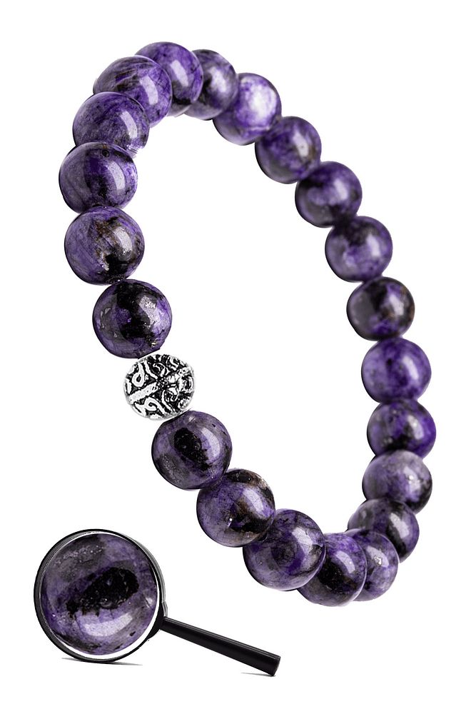 Sertifikalı Gümüş Aparatlı Doğal Çeroit Taşı Bileklik