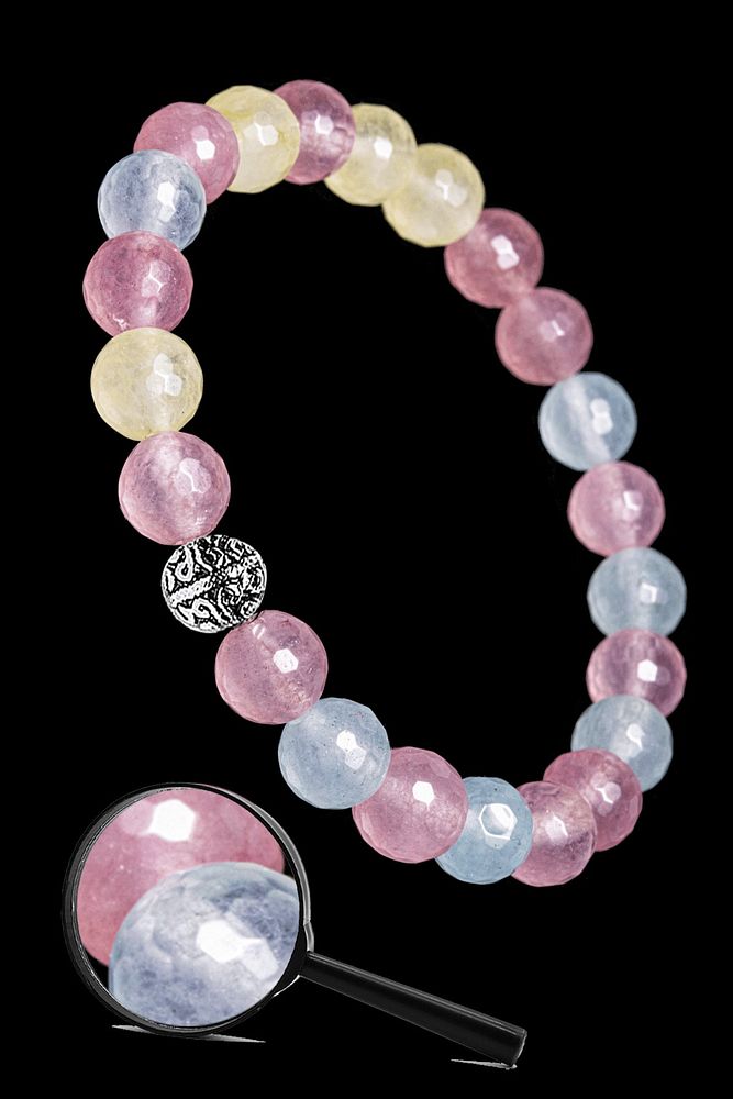 Sertifikalı Gerçek Morganit Taşı Bileklik - 1.kalite Gümüş Aparatlı