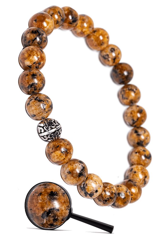 Sertifikalı Gümüş Aparatlı Doğal Turuncu Kuvars Taşı Bileklik