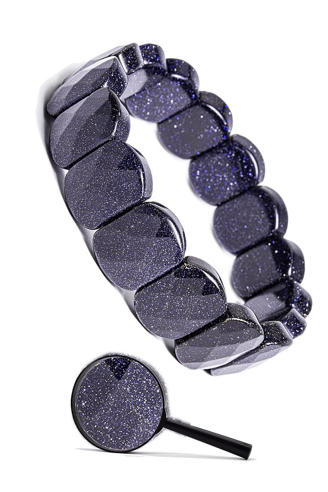 Sertifikalı Mavi Yıldız Taşı Doğal Taş Rolex Bileklik