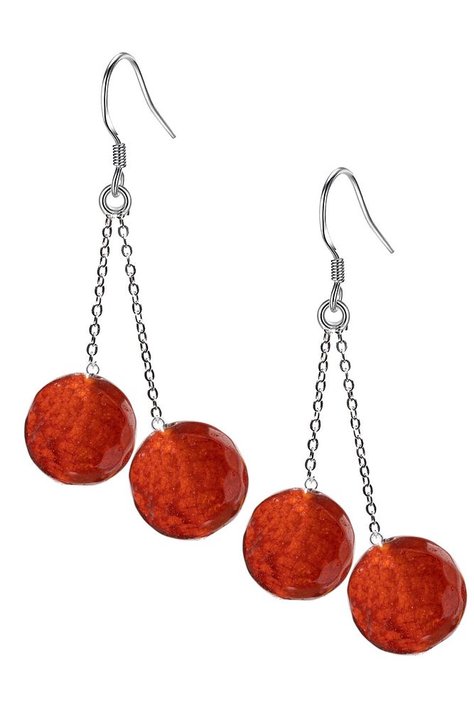 Sertifikalı Fasetli Doğal Yemen Akik Taşı Gümüş Küpe