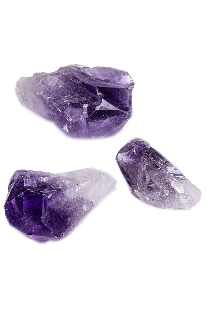 Sertifikalı Ham Doğal Ametist Taşı Kütle - Diş (3-4 Cm)