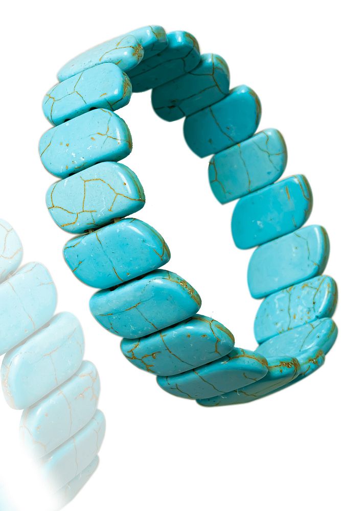 Sertifikalı Rolex Doğal Firuze Taşı Doğal Taş Bileklik