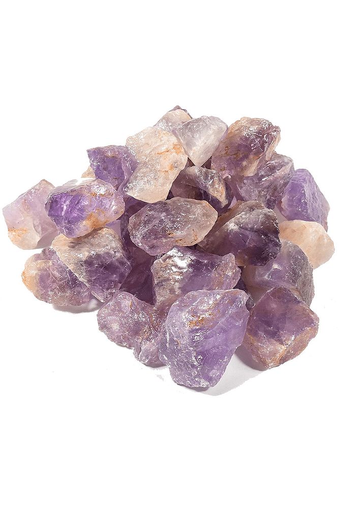 Sertifikalı Doğal Ham Ametist Taşı Doğal Taş Kütle (4-6 Cm)
