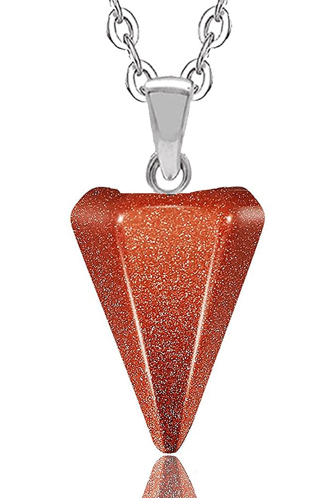 Sertifikalı Doğal Kahverengi Yıldız Taşı Doğal Taş Pandül Kolye