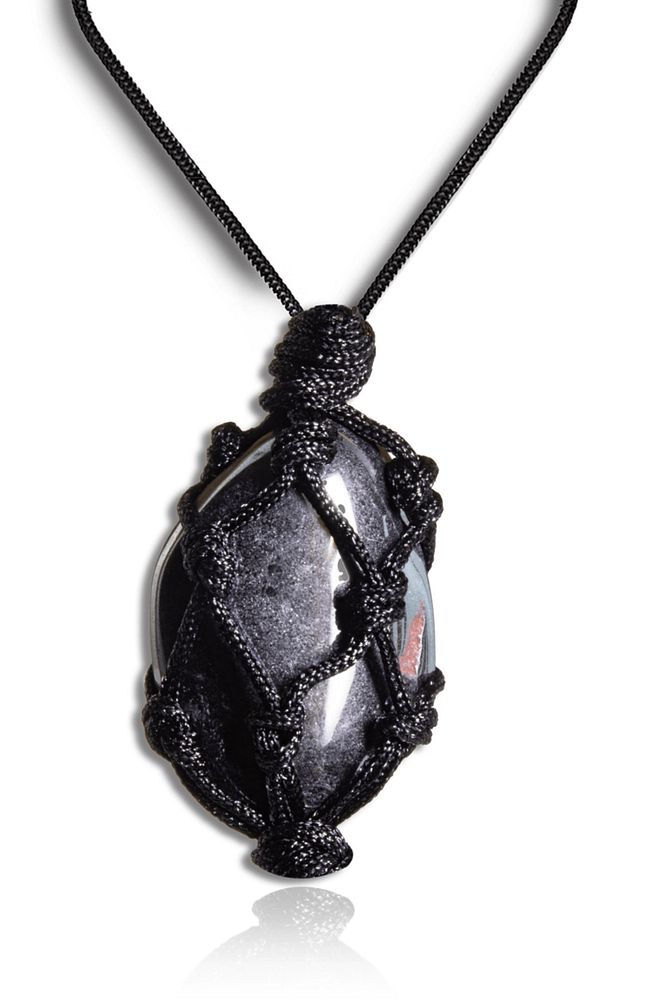 Sertifikalı Gerçek Ayarlanabilir Doğal Orijinal Terahertz Titreşim Taşı Kolye