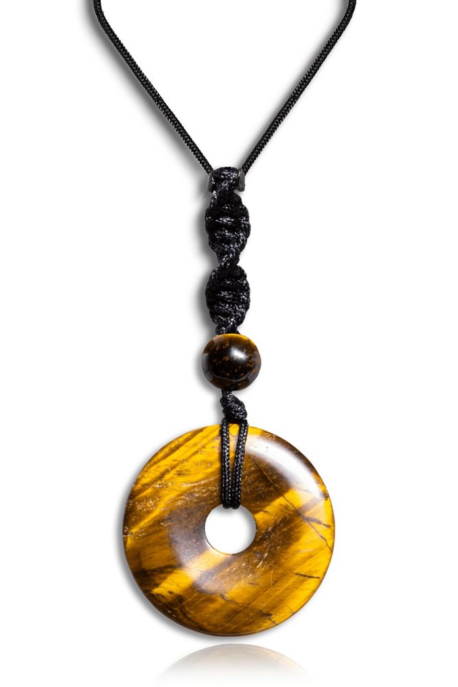 Sertifikalı Ayarlanabilir Doğal Kaplan Gözü Taşı Kolye