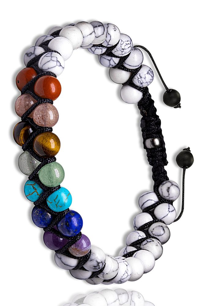 Sevgi Uyum Sağlık Sertifikalı Doğal Havlit Ametist Firuze Florit Kaplan Gözü Sitrin Mercan Bileklik