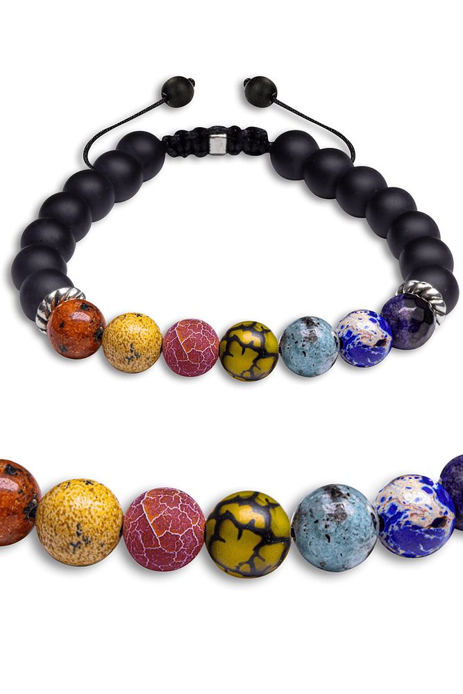 Zayıflama Troid Bilekliği Sertifikalı Doğal Akik Jasper Mercan Varisit Hematit Taşı Bileklik