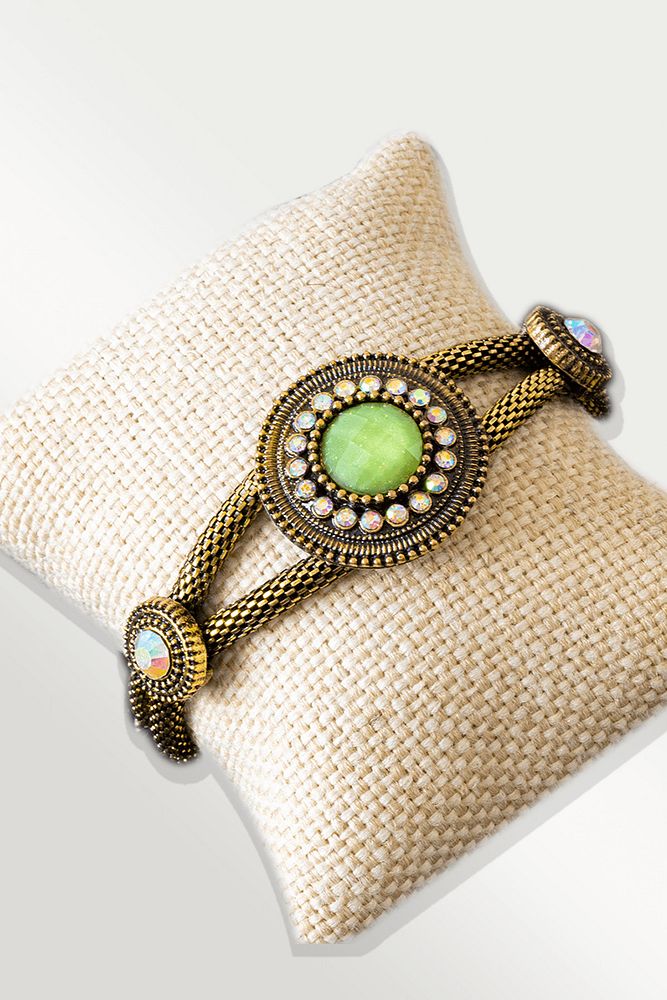 Sertifikalı Tilki Kuyruğu Model Ay Taşı - Kuvars Taşı Bileklik - Ayarlamalı