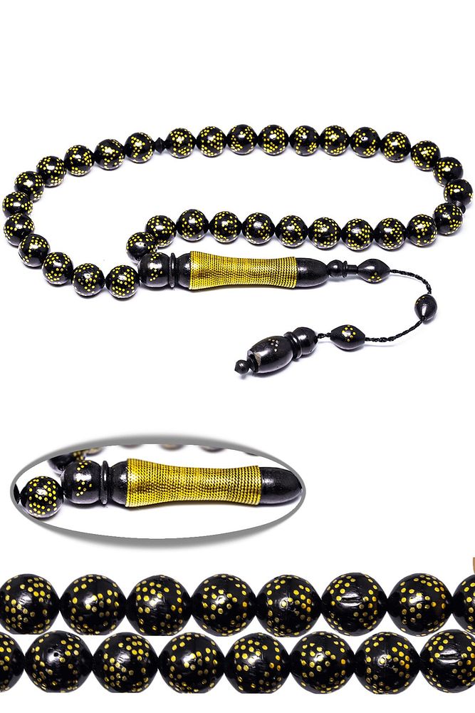 Sistemli Küre Kesim İmame Pirinç Sarmal Pirinç İşlemeli Kuka Tesbih