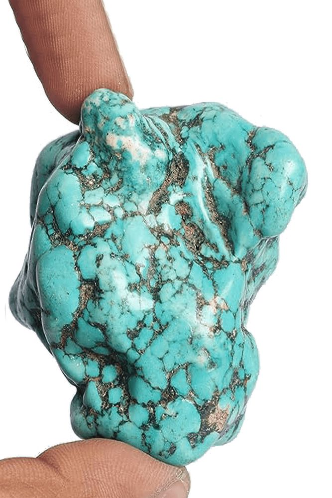 Sertifikalı Ham İşlenmemiş Firuze (Turkuaz) Taşı Kütle – İran Firuze 40-50 mm