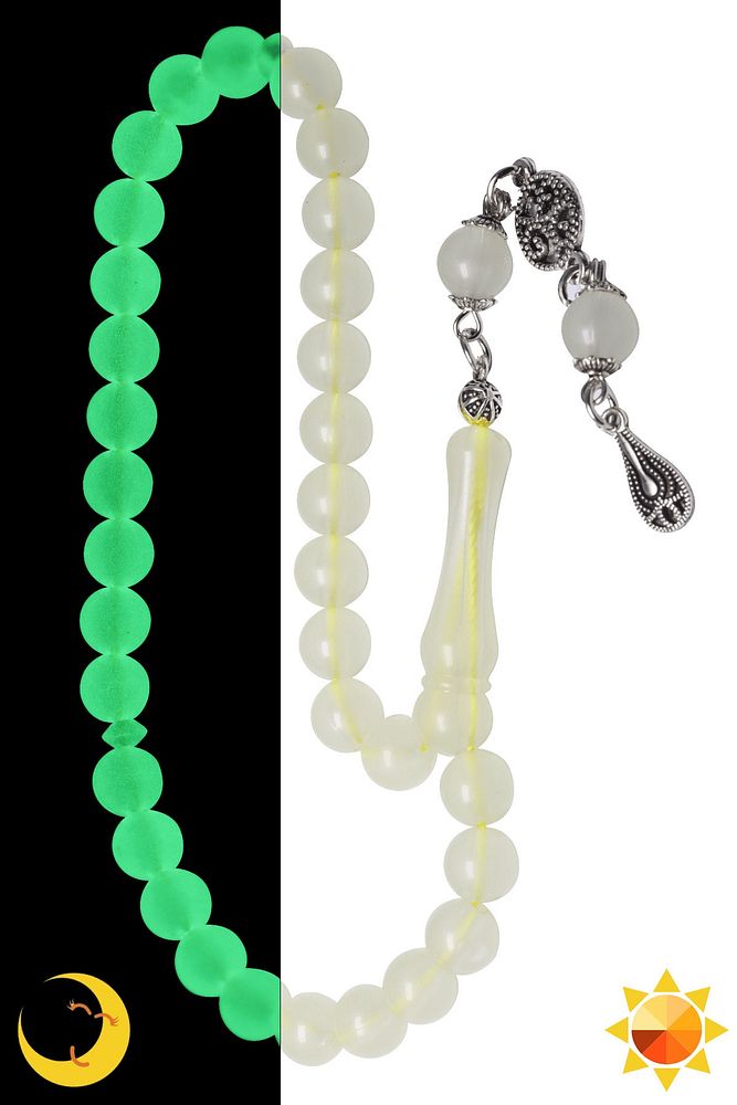 Kararmaz Püsküllü 8x8mm Küre Kesim Kedigözü Tesbih