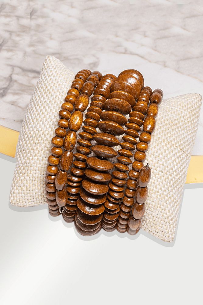 Sertifikalı Kahverengi Pelesenk Ağacı Helezon Bileklik