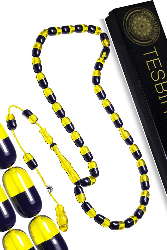 Sertifikalı Fenerbahçe Ateş Kehribar Taraftar Tesbihi