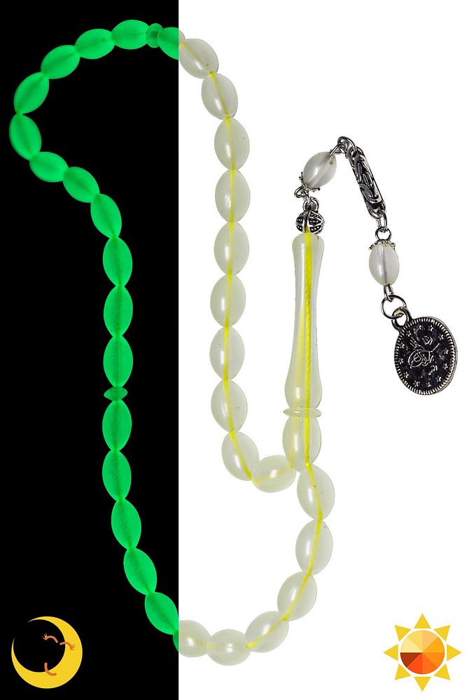 Kral Püsküllü Beyzi Kesim Fosforlu Kedigözü Tesbih