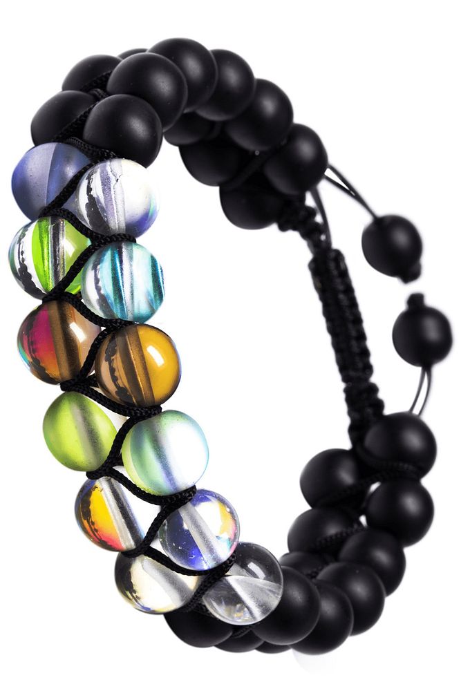 Makrome Renkli Termal Kuvars Bileklik