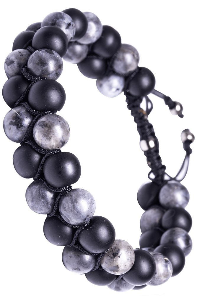 Makrome Yeşim Taşı Bileklik