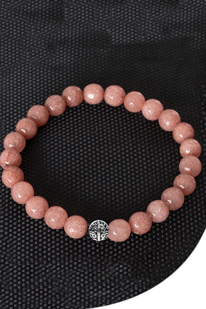 Sertifikalı Fasetli Gerçek Güneş Taşı Bileklik (Hakiki)