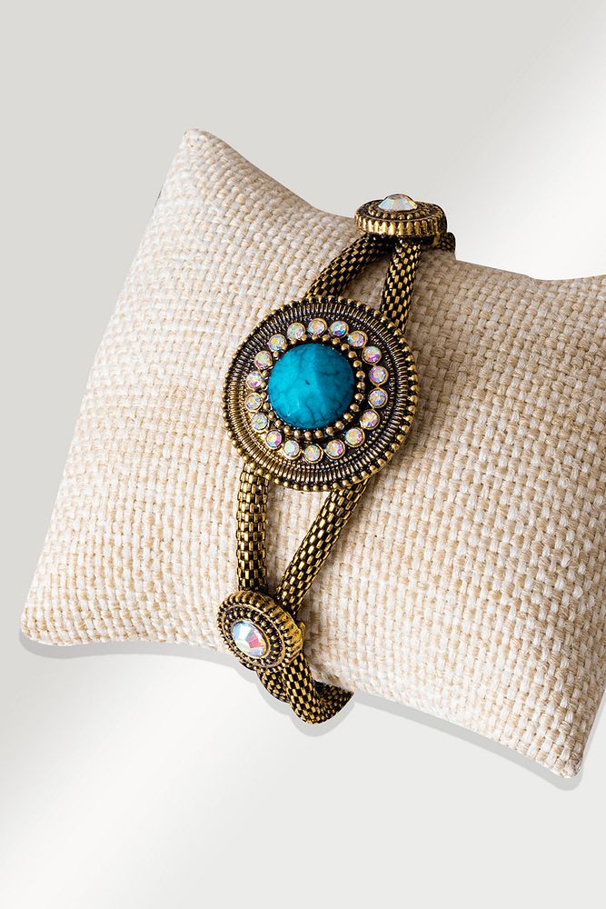 Sertifikalı Tilki Kuyruğu Model Mavi Akik Taşı Bileklik - Ayarlamalı