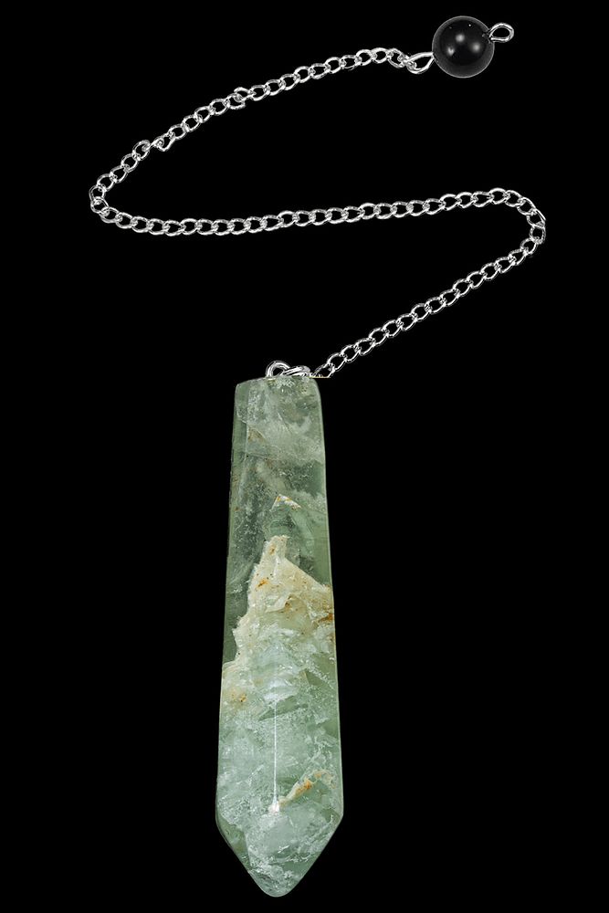 Sertifikalı XL Yeşil Florit Taşı Pandül (Sarkaç)