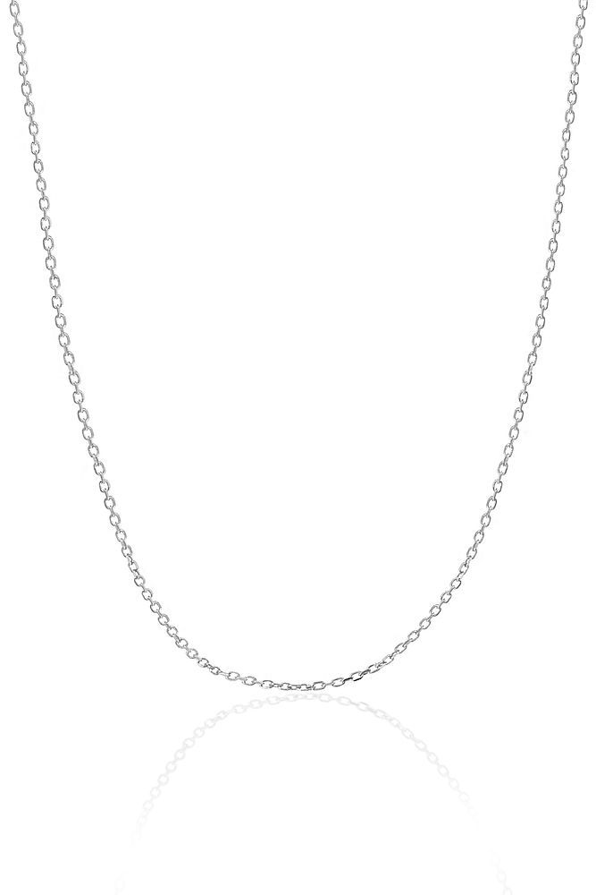 Gümüş Kaplama Forse Kolye Ucu Takı Zinciri