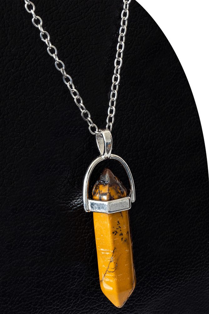 Sertifikalı Çivi Model Pietersite Taşı Kolye